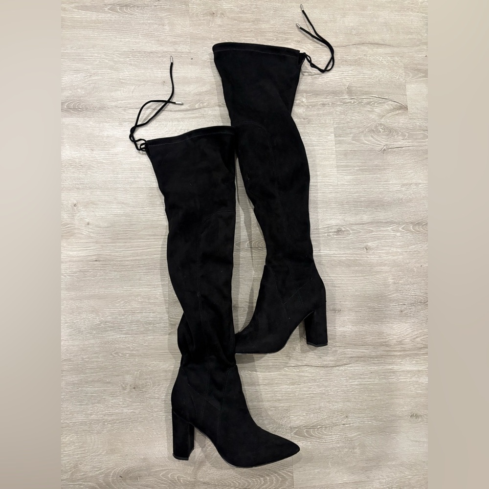 Marc Fisher Black Over-the-Knee Boots